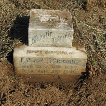 SISSUNS Natalie Esmee 1899-1900