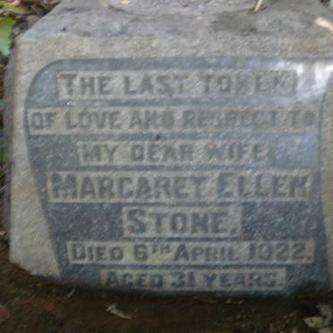 STONE Margaret Ellen -1922