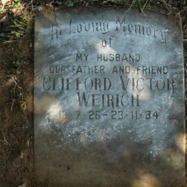 WEIRICH Clifford Victor 1926-1984