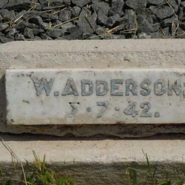 ADDERSON W. -1942