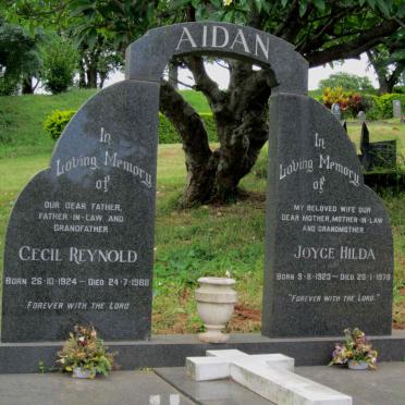 AIDAN Cecil Reynold 1924-1988 &amp; Joyce Hilda 1923-1978