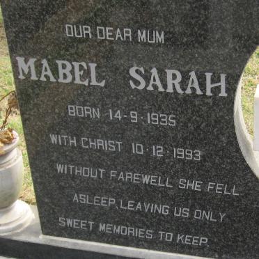 ABRAHAMS Mabel Sarah 1935-1993
