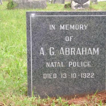 ABRAHAM A.G. -1922