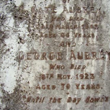 AUBREY George -1923