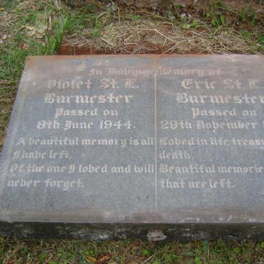 BURMESTER Eric, St. L. -1944 &amp; Violet -1944