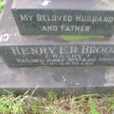 BROOK Henry E.R. -1966 &amp; Thelma Lillian 1907-1993