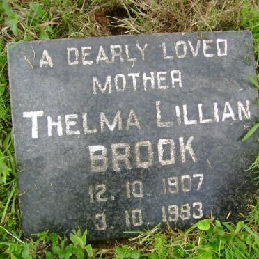 BROOK Henry E.R. -1966 &amp; Thelma Lillian 1907-1993