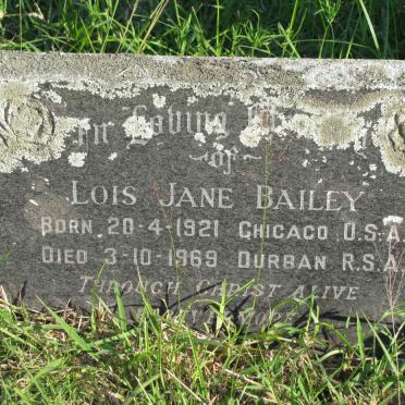 BAILEY Lois Jane 1921-1969