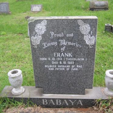 BABAYA Frank 1913-1989
