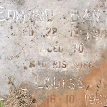 BAILEY Edmund  -1918 &amp; Louisa -1953