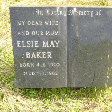 BAKER Elsie May 1920-1982