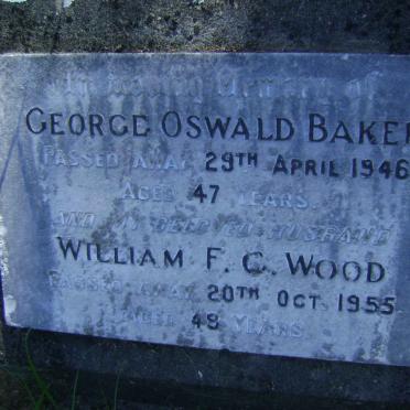 BAKER George Oswald -1946 :: WOOD William F.C. -1955