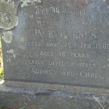 BARNES Jack -1960