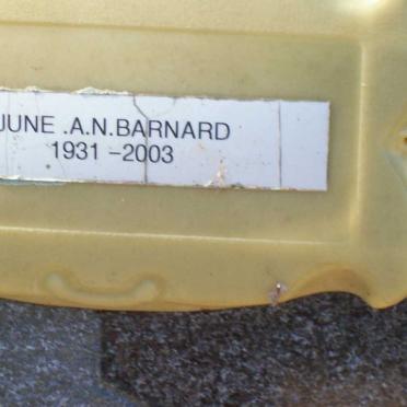 BARNARD June A.N. 1931-2003