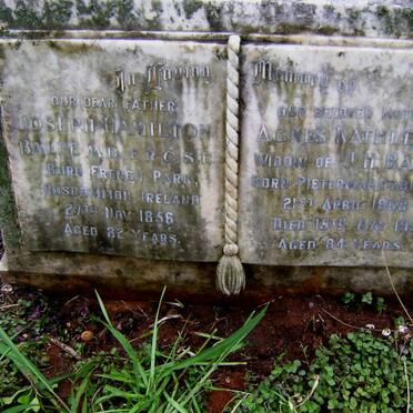 BALFE Joseph Hamilton 1856-1939 &amp; Agnes 1868-1951