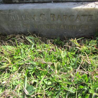 BARGATE William Charles. -1955