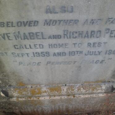 BARNES Richard Percy -1960 &amp; Olive Mabel -1959