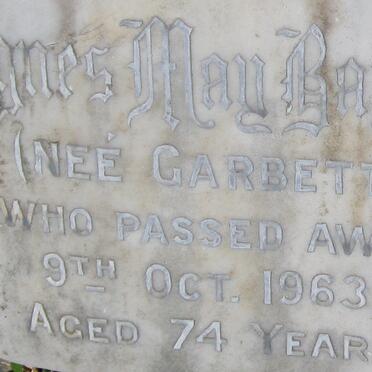 BAYNE Agnes May nee GARBETT -1963