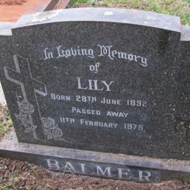 BALMER Lily 1892-1975