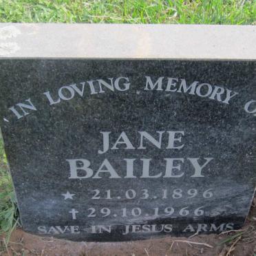 BAILEY Jane 1896-1966