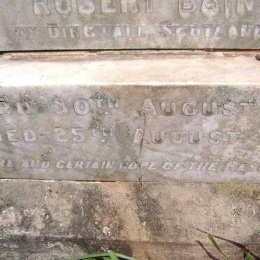 BAIN Margaret 1875-1916