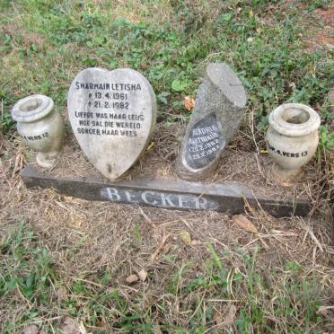BECKER Sharmain Letisha 1961-1982 :: BECKER Hendrik Marthinus 1982-1982