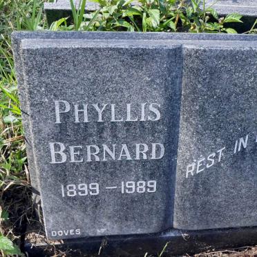 BERNARD Phyllis 1899-1989