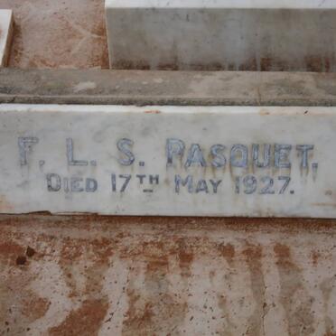 PASQUET F.L.S. -1927