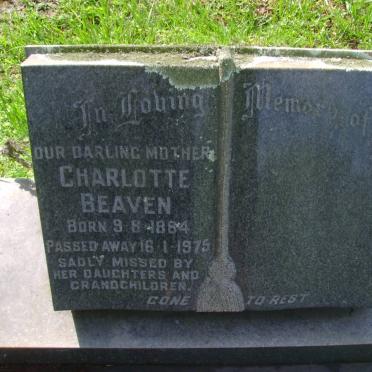 BEAVEN Charlotte 1884-1975