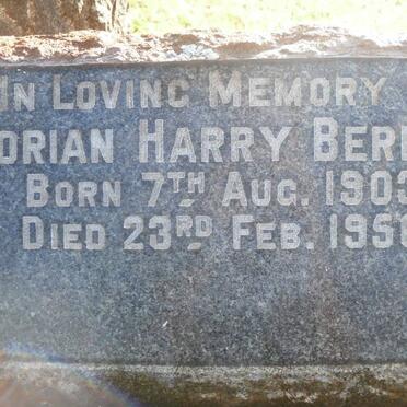 BEREND Adrian Harry 1903-1956