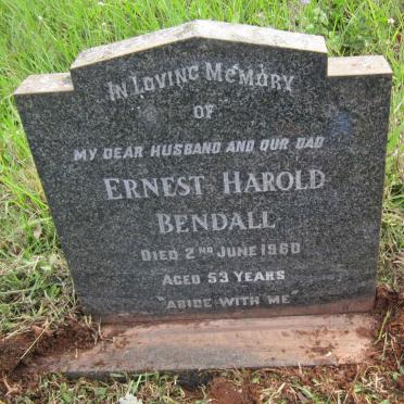 BENDALL Ernest Harold -1960