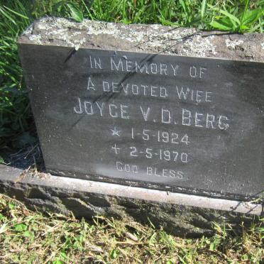BERG Joyce, v.d. 1924-1970