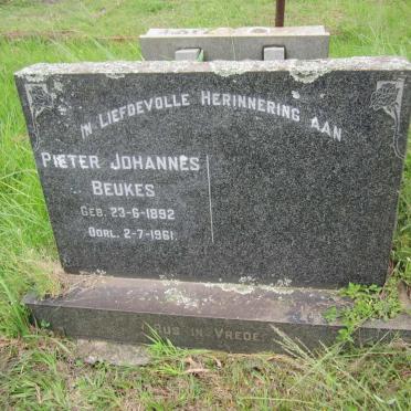 BEUKES Pieter Johannes 1892-1961