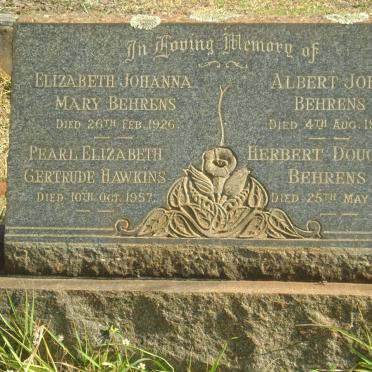 BEHRENS :: HAWKINS