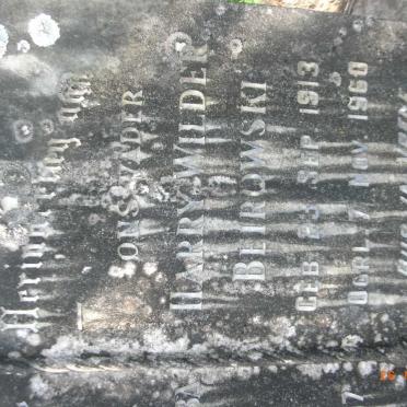BEIROWSKI Harry Wilder 1913-1960