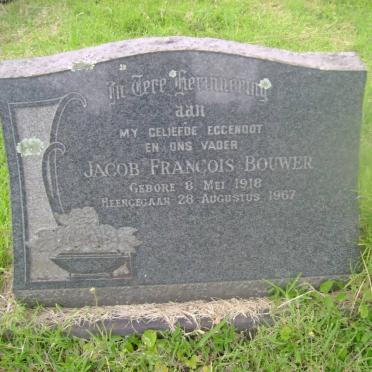 BOUWER Jacob Francois 1918-1967