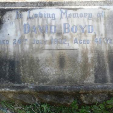 BOYD David -1932