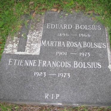 BOLSIUS Eduard 1896-1966 &amp; Martha Rosa 1901-1975 :: BOLSIUS Etienne Francois 1923-1973