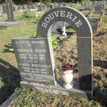 BOUVERIE Derrick Dunn 1933-1971 :: BOUVERIE Clara 1961-2008