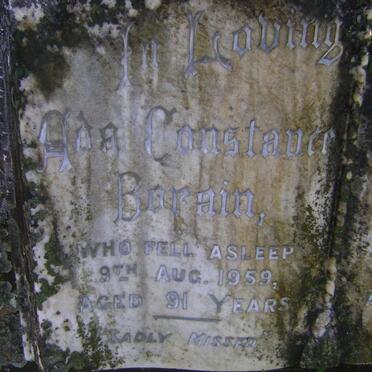 BORAIN Ada Constance -1959