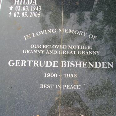 BISHENDEN Gertrude 1900-1958