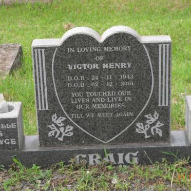 CRAIG Victor Henry 1943-2001