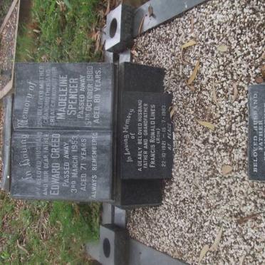 CREED Edward -1953 &amp; Madeleine SPENCER -1980 :: LINES Francis Ronald 1921-1983 :: CREED Edward Philip 1919-2003