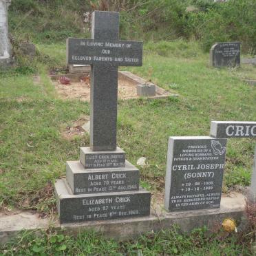 CRICK Albert -1945 :: CRICK Elizabeth -1969 :: CRICK Daisy -1941 :: CRICK Cyril Joseph 1935-1999