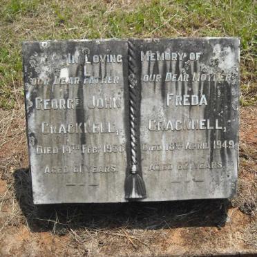 CRACKNELL George John -1936 &amp; Freda -1949