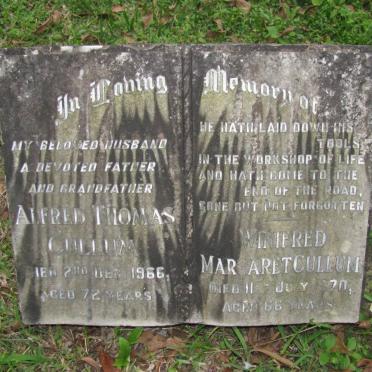 CULLUM Alfred Thomas -1966 &amp; Winifred Margaret -1970