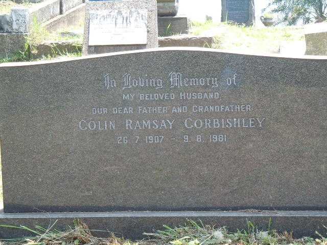 CORBISHLEY Colin Ramsay 1907-1981