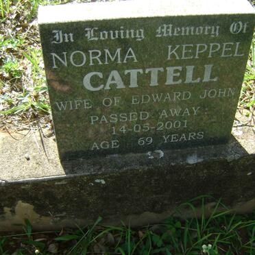 CATTELL Norman nee KEPPEL -2001