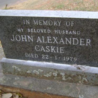 CASKIE John Alexander -1979
