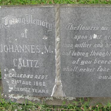 CALITZ Johannes M. -1968